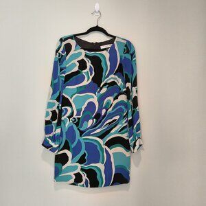 Trina Turk Long Sleeve Silk Dress Size 0